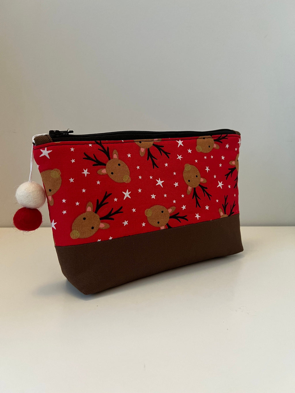Christmas Two-Tone Stand-Up Zipper Pouch