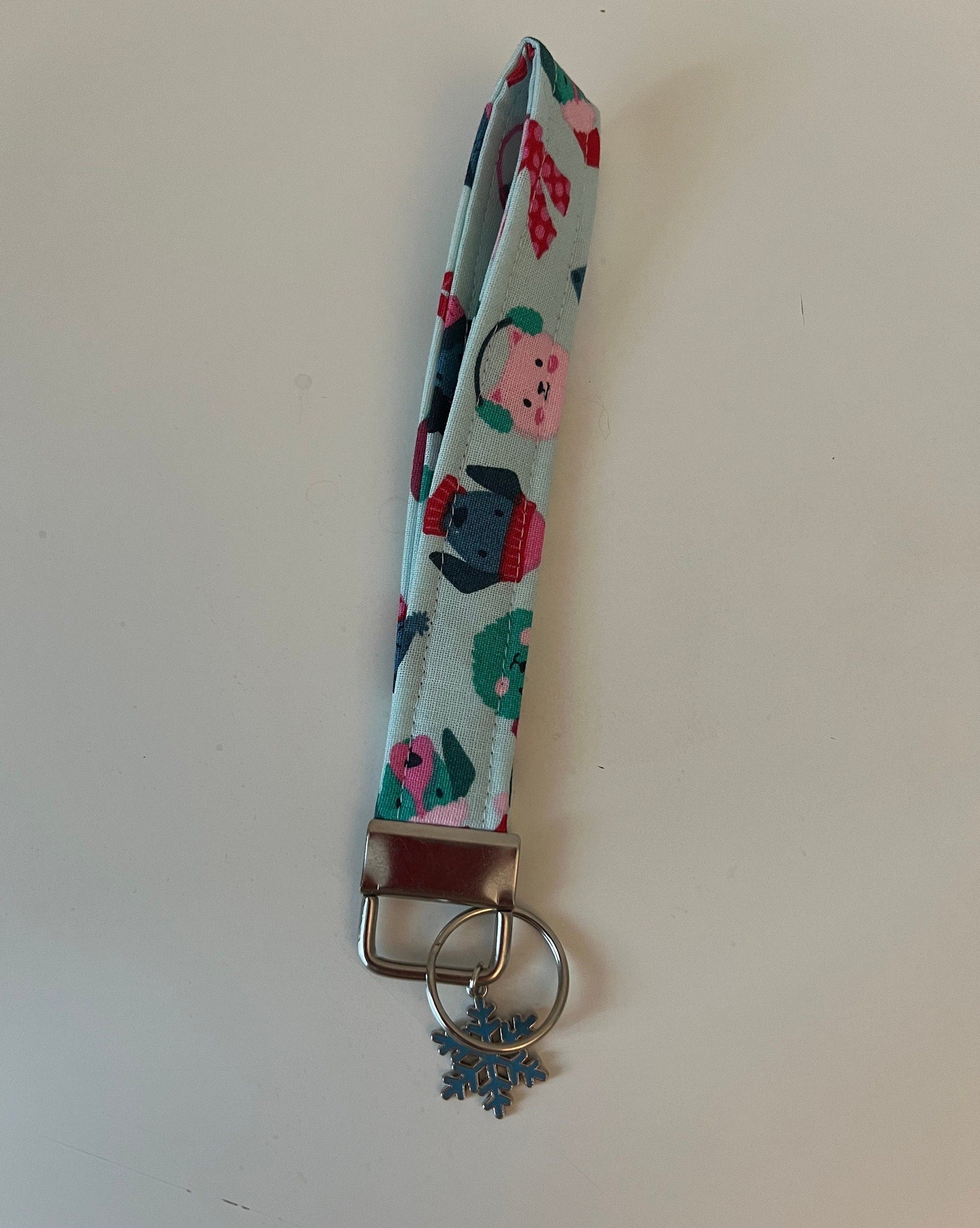 Christmas Keyfob Wristlets 1"