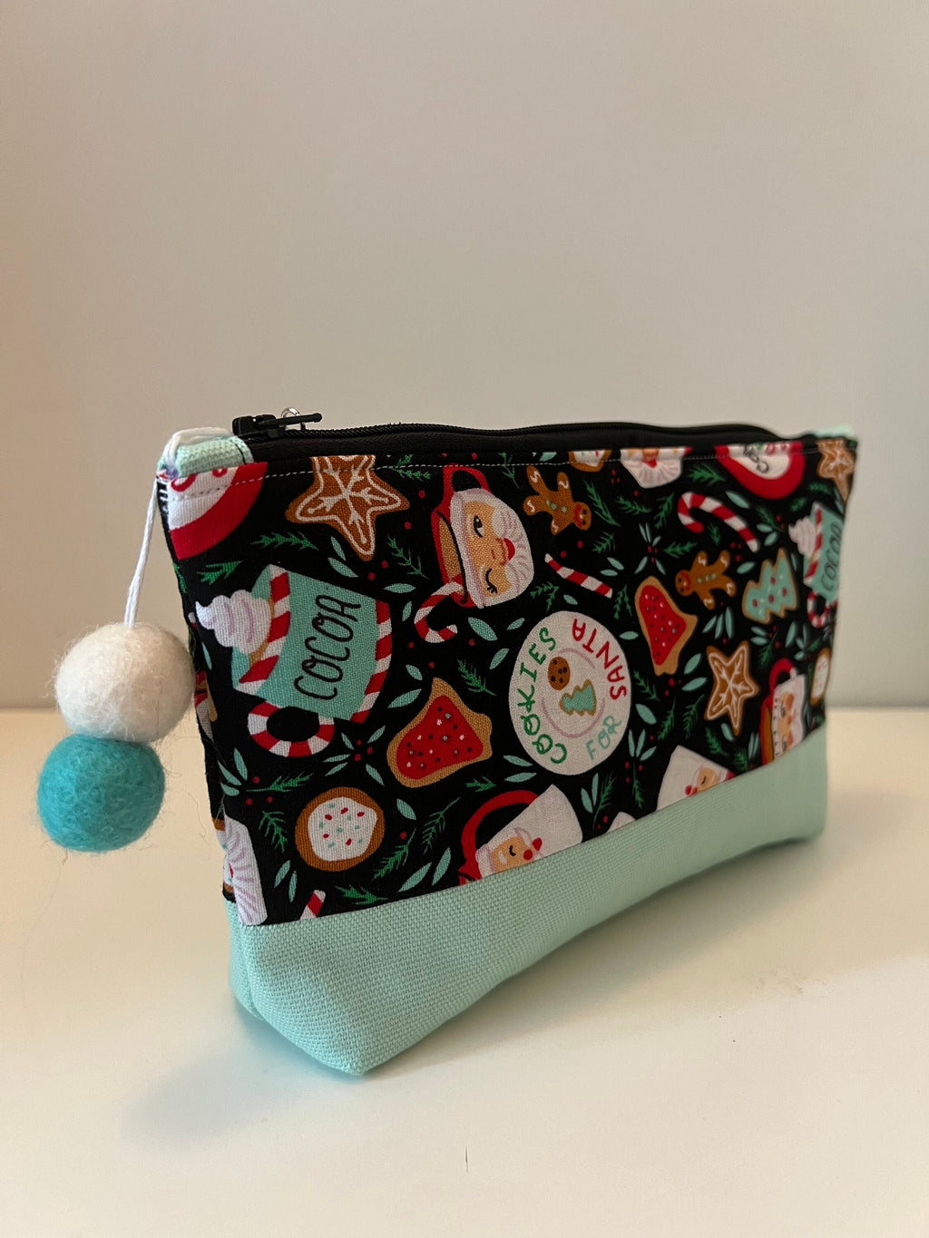 Christmas Two-Tone Stand-Up Zipper Pouch