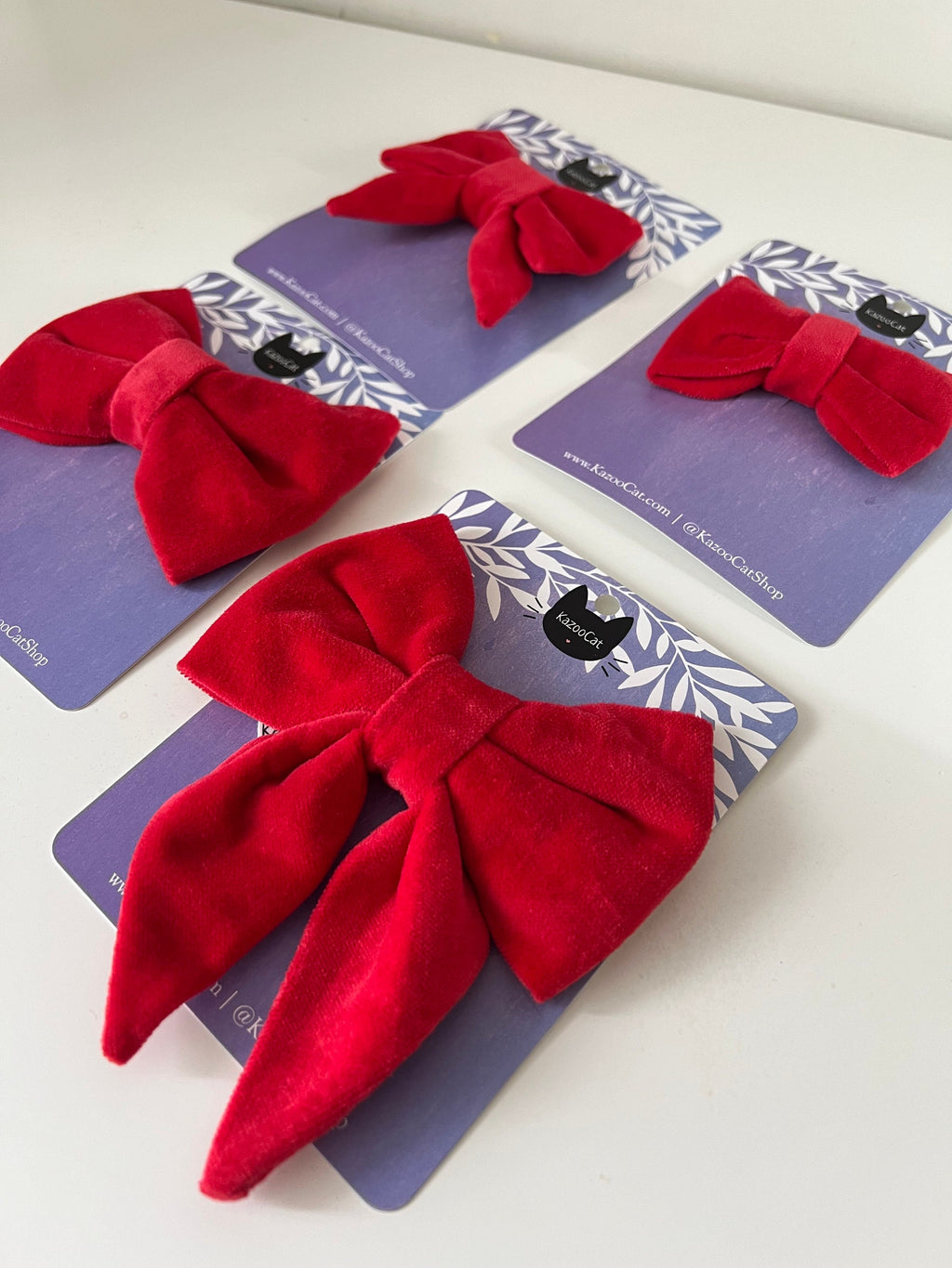 Red Velvet Bows