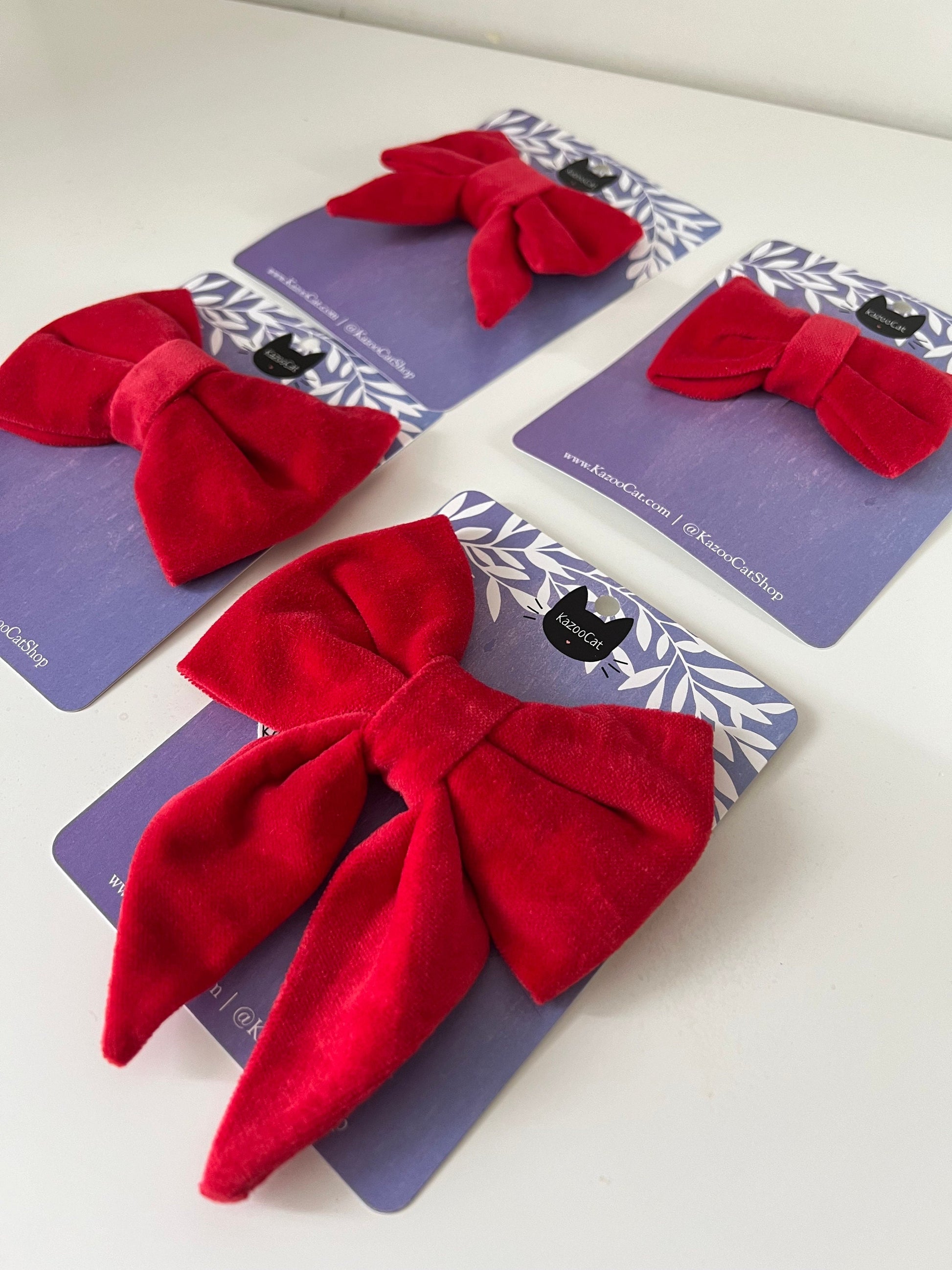 Red Velvet Bows