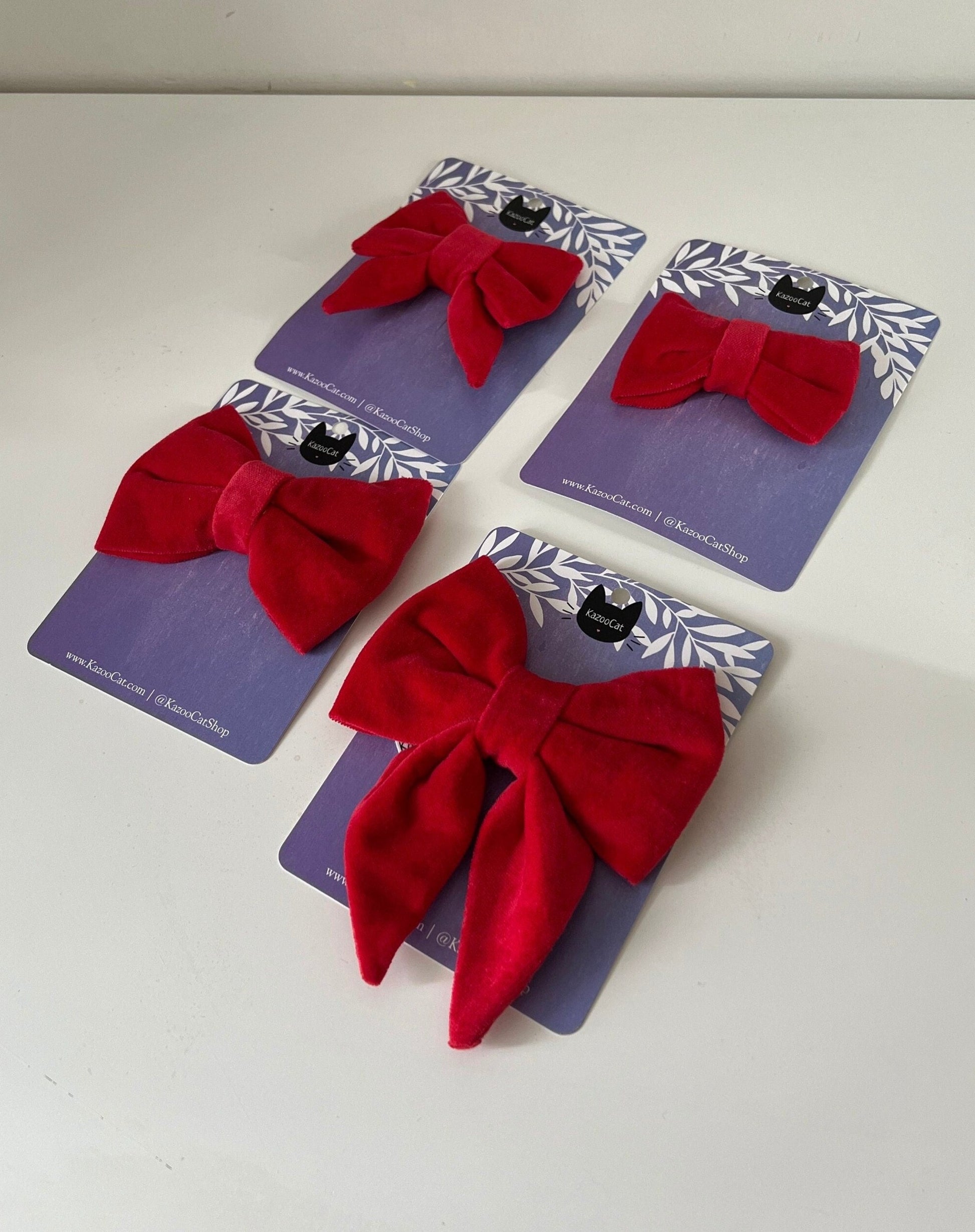 Red Velvet Bows