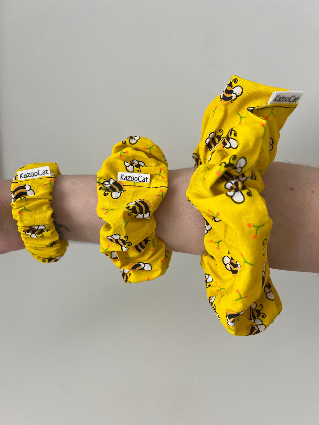 Happy Bee Scrunchie