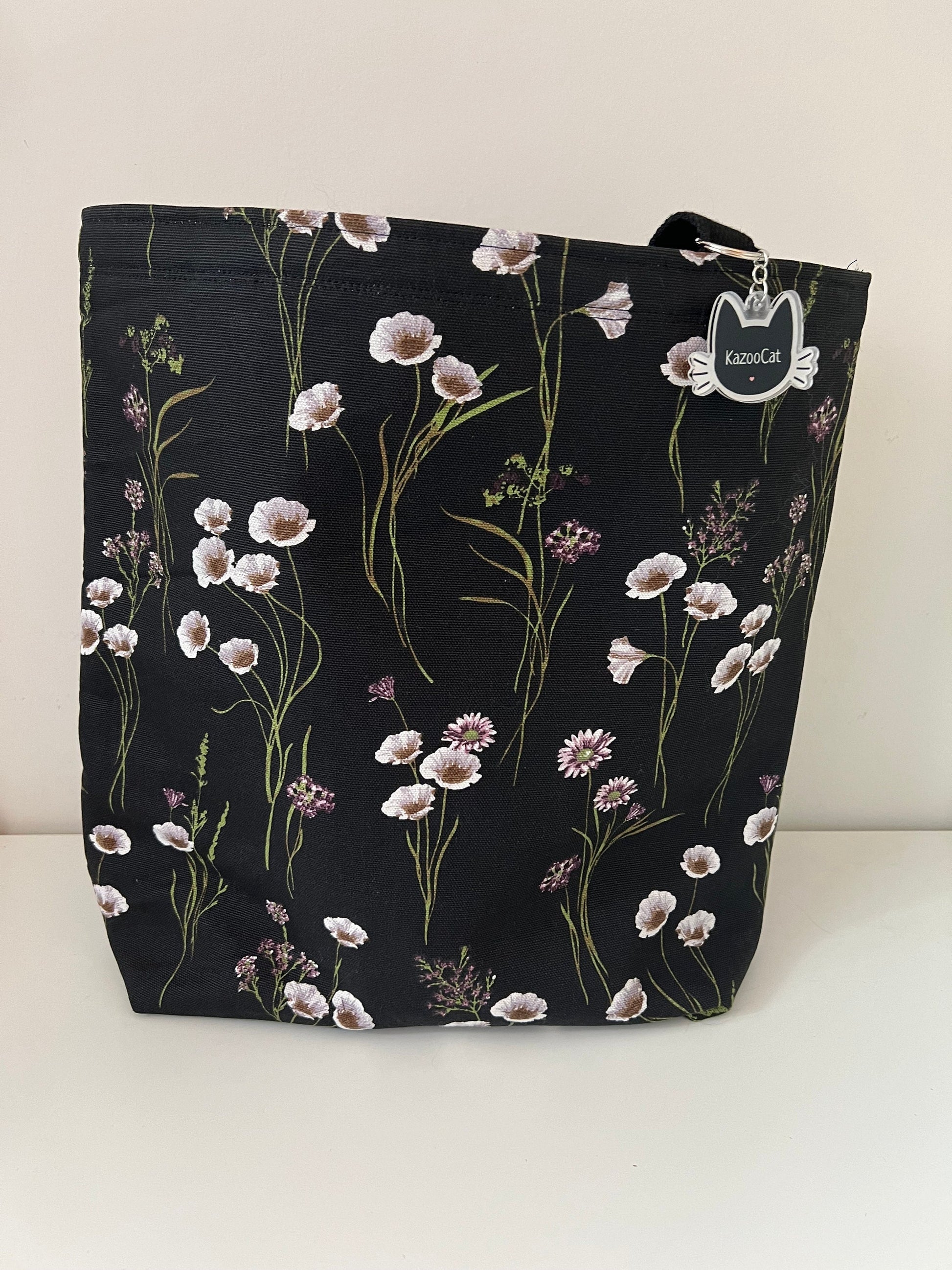 White Flowers Tote Bag
