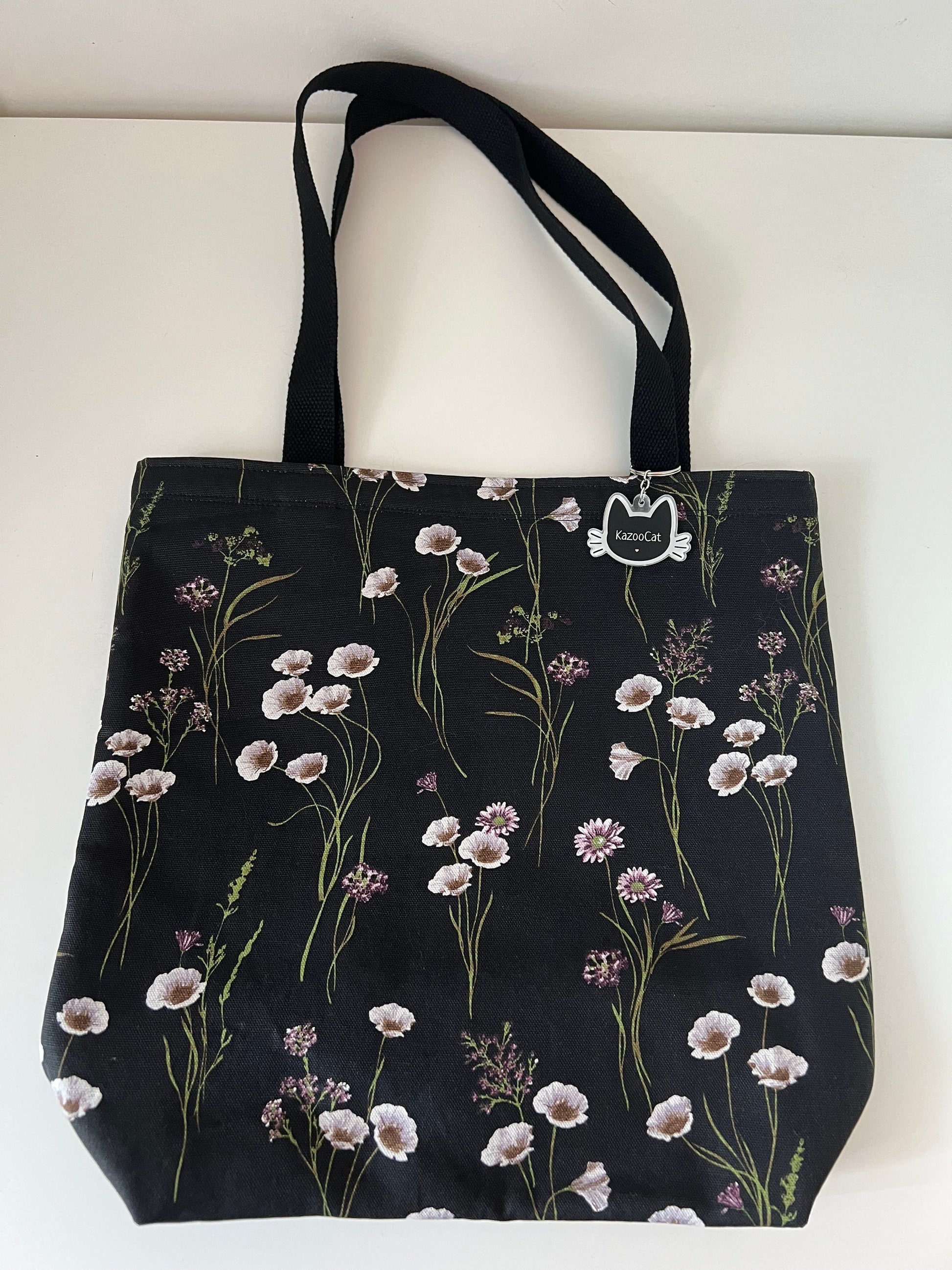 White Flowers Tote Bag