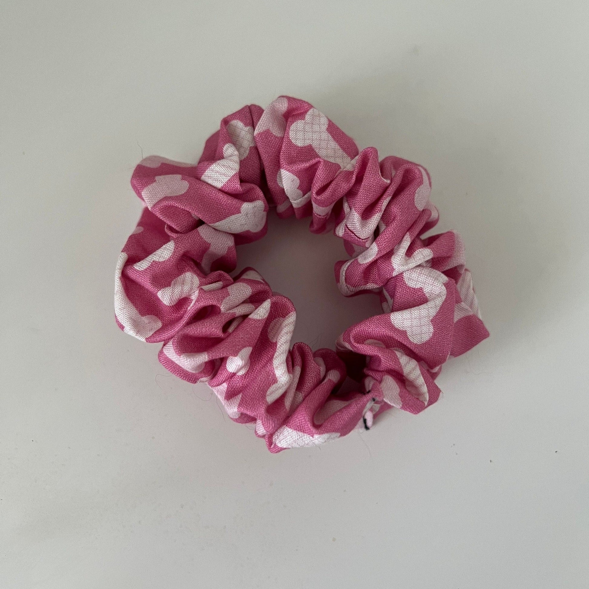 Dog Bone Scrunchie - Handmade Hair Accessory