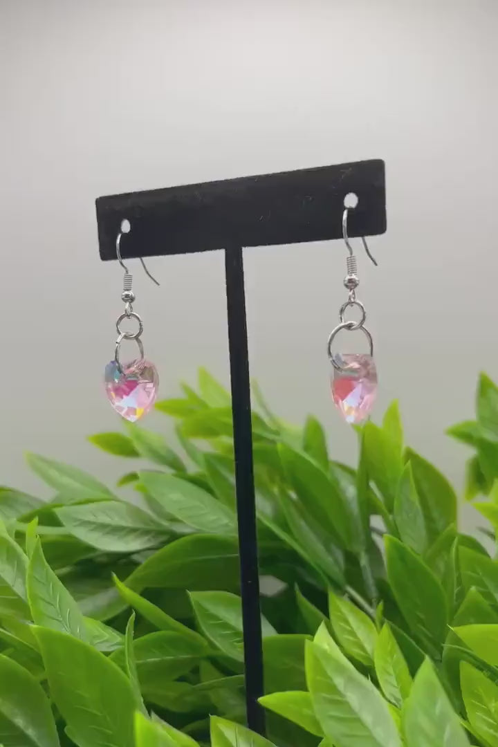 Heart Gem Earrings