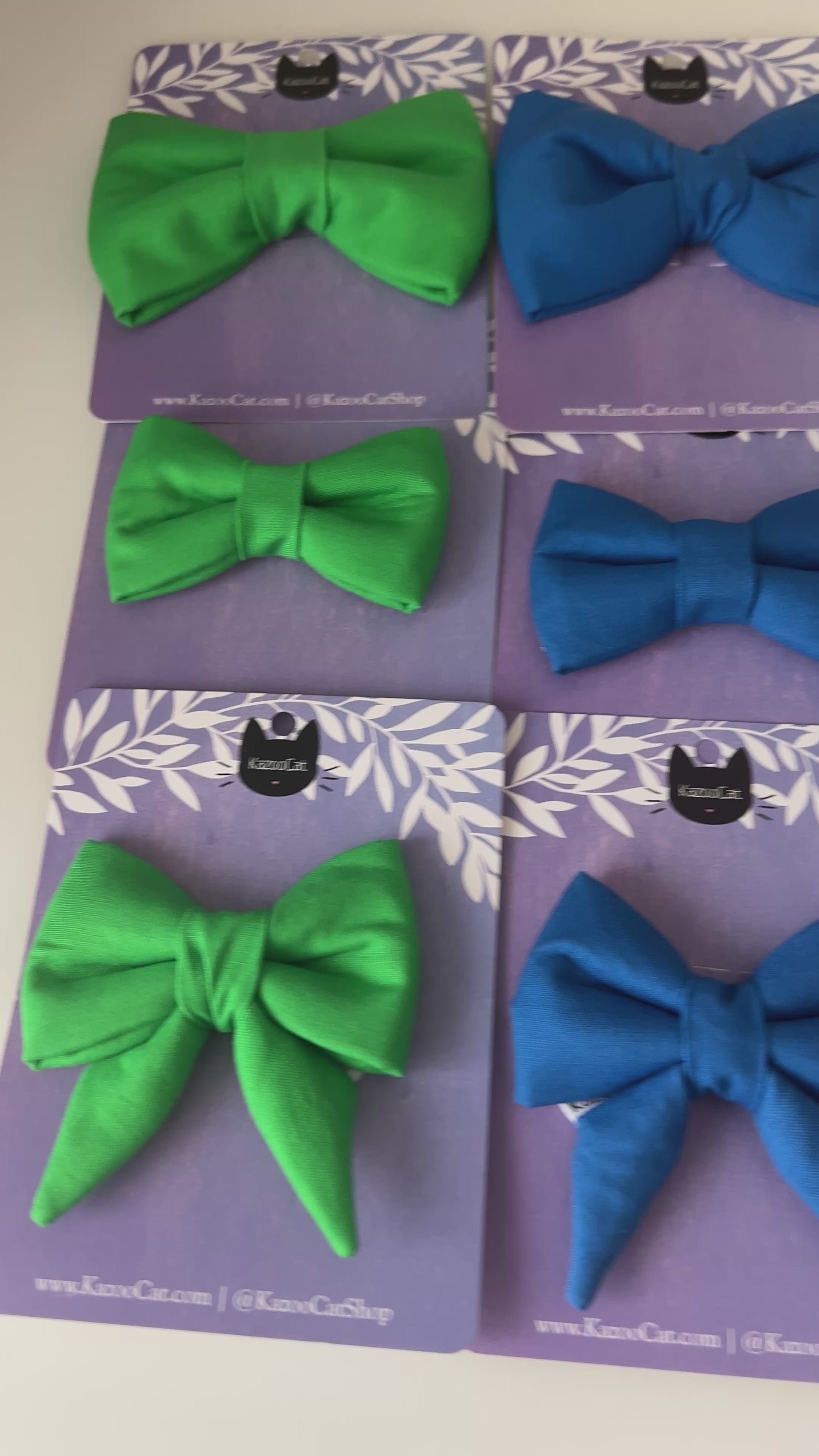 Solid Colored Bows - Handmade with Elastic Straps
