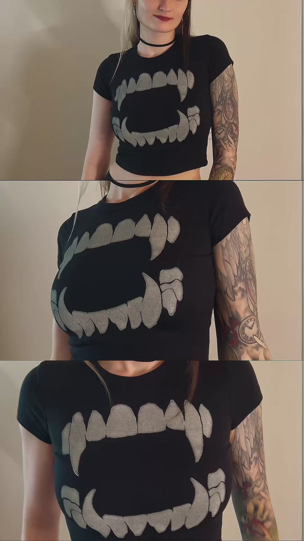 Vamp Fangs T-Shirt (Made to Order)