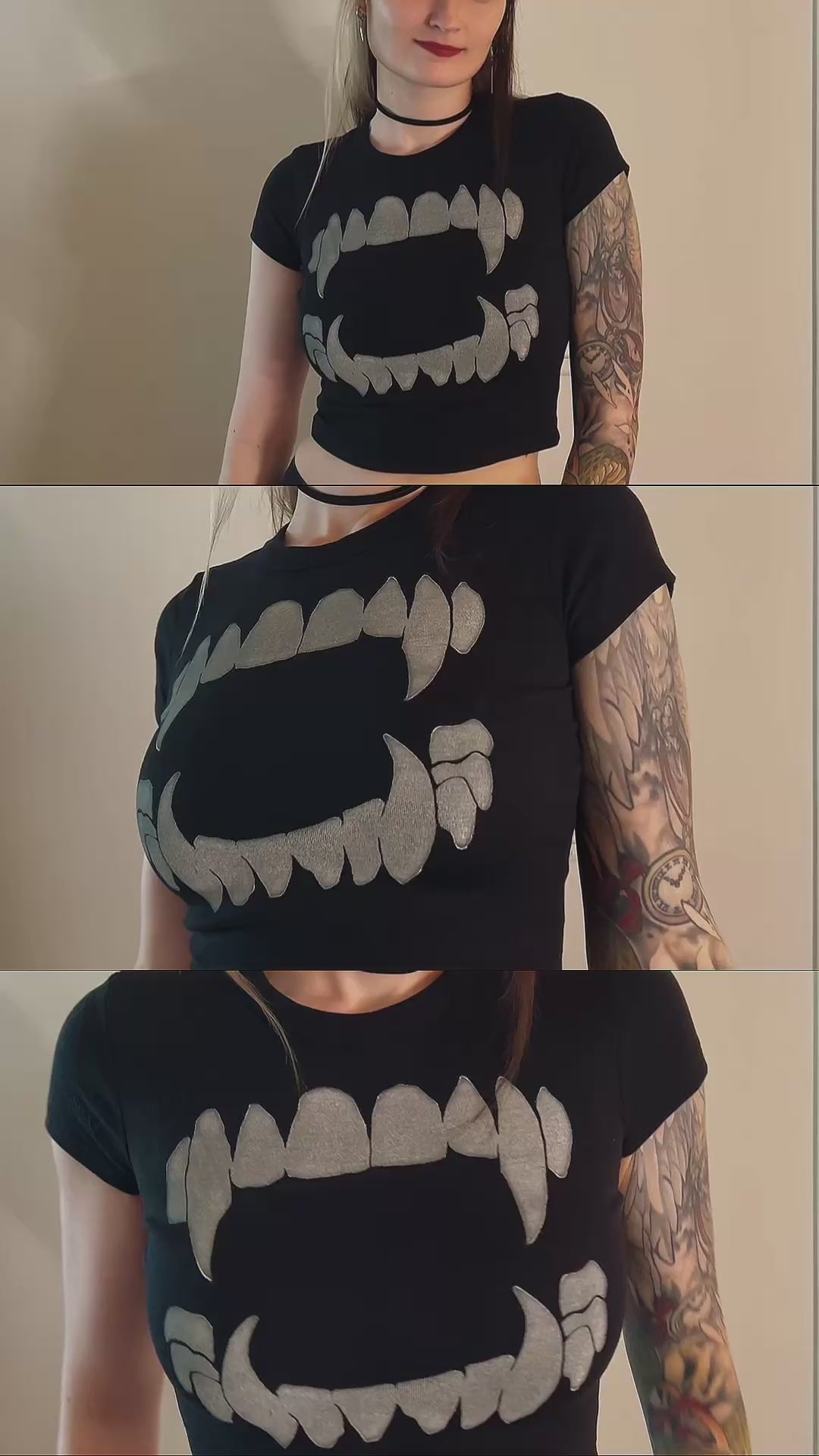Vamp Fangs T-Shirt (Made to Order)